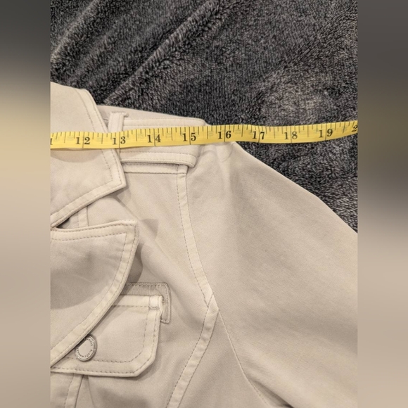 🔥New With Tags Whitehouse Black Market beige jacket size 0 - Picture 12 of 16